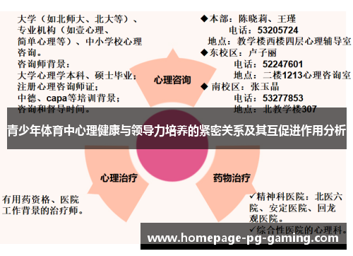 青少年体育中心理健康与领导力培养的紧密关系及其互促进作用分析
